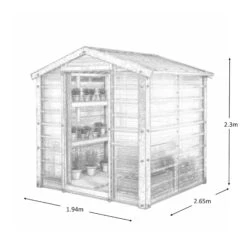 Adman Steel Sheds Multigrow 6.4x8.8 Greenhouse With Adjustable Vent 13 Adman Steel Sheds Multigrow 6.4x8.8 Greenhouse With Adjustable Vent -Garden Care Shop adman steel sheds multigrow 6 4x8 8 greenhouse with adjustable vent5391538910325 01t bq