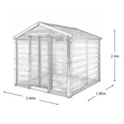 Adman Steel Sheds Multigrow 8x6.1 Greenhouse With Adjustable Vent 15 Adman Steel Sheds Multigrow 8x6.1 Greenhouse With Adjustable Vent -Garden Care Shop adman steel sheds multigrow 8x6 1 greenhouse with adjustable vent5391538910349 01t bq