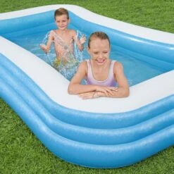 Bestway Bestway® Textured Pattern On Sidewalls PVC Family Fun Pool (W) 1.83m X (L) 3.05m -Garden Care Shop bestway bestway textured pattern on sidewalls pvc family fun pool w 1 83m x l 3 05m6942138968057 02i