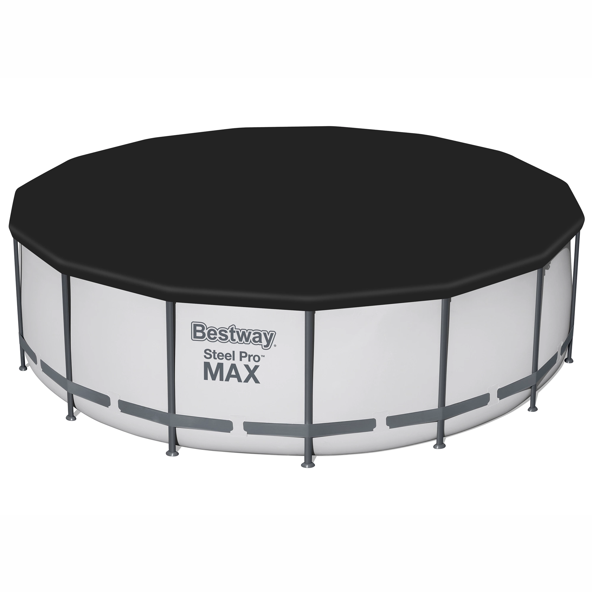 Bestway Steel Pro MAX™ Plain Polyvinyl Chloride (PVC) & Steel Pool (W) 4.57m X (L) 4.57m 7 Bestway Steel Pro MAX™ Plain Polyvinyl Chloride (PVC) & Steel Pool (W) 4.57m X (L) 4.57m - Image 7