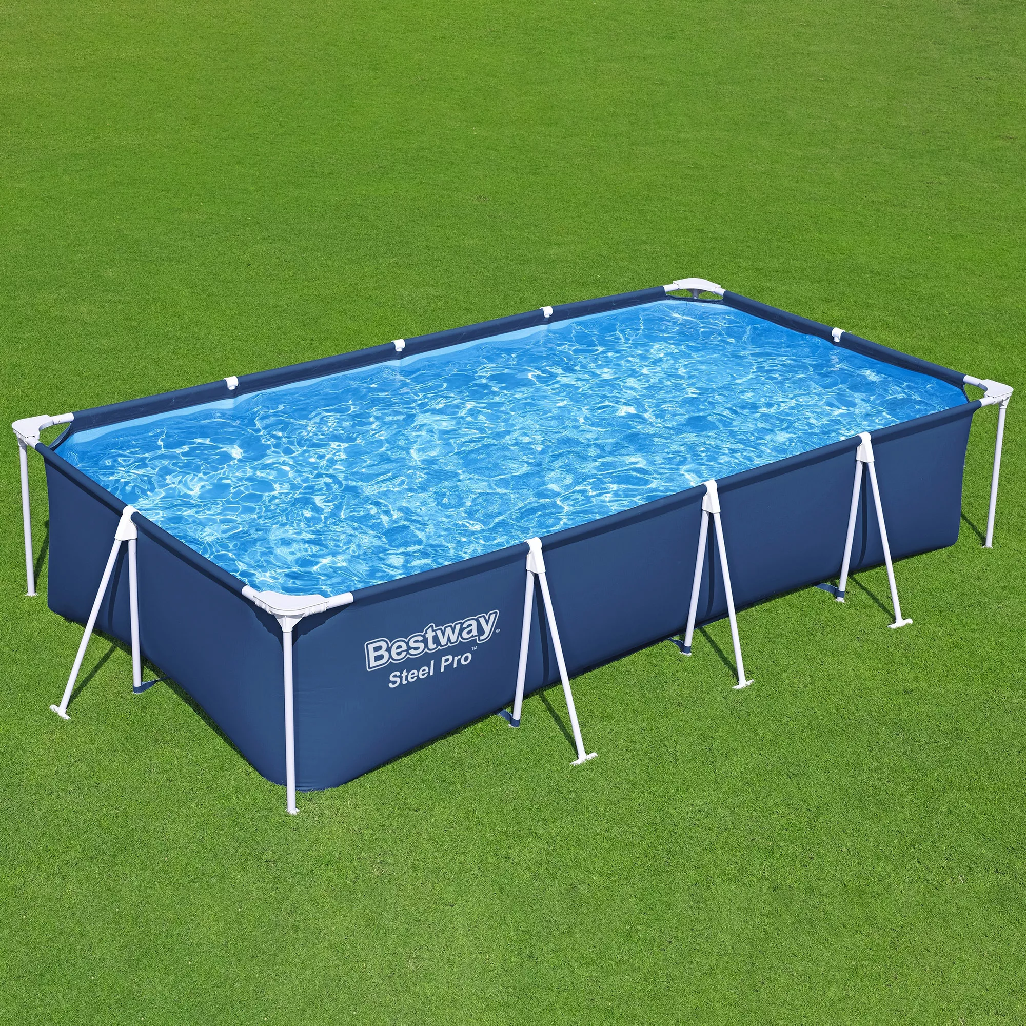 Bestway Steel Pro® Plain Polyvinyl Chloride (PVC) & Steel Pool (W) 2.11m X (L) 4m 4 Bestway Steel Pro® Plain Polyvinyl Chloride (PVC) & Steel Pool (W) 2.11m X (L) 4m - Image 4