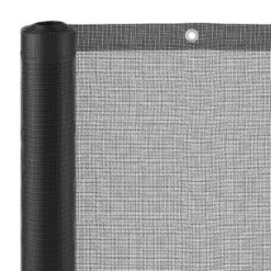 Black Polyester (PES) & PVC Garden Screen (H)1m (W)3m -Garden Care Shop black polyester pes pvc garden screen h 1m w 3m5059340679921 37c