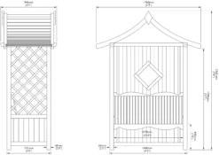 Blooma Elegant Apex Arbour, (H)2340mm (W)1760mm (D)940mm - Assembly Required 5 Blooma Elegant Apex Arbour, (H)2340mm (W)1760mm (D)940mm - Assembly Required -Garden Care Shop blooma elegant apex arbour h 2340mm w 1760mm d 940mm assembly required5397007055566 01t bq