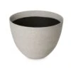 Blooma Momoka Taupe Stone Effect Plastic Circular Plant Pot (Dia)50cm