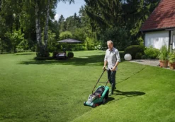 Bosch Rotak 320ER Corded Rotary Lawnmower -Garden Care Shop bosch rotak 320er corded rotary lawnmower3165140724289 01i