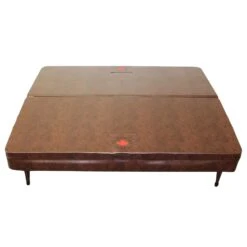 Canadian Spa Company Brown Square Cover (L)1.98m (W)1.98m