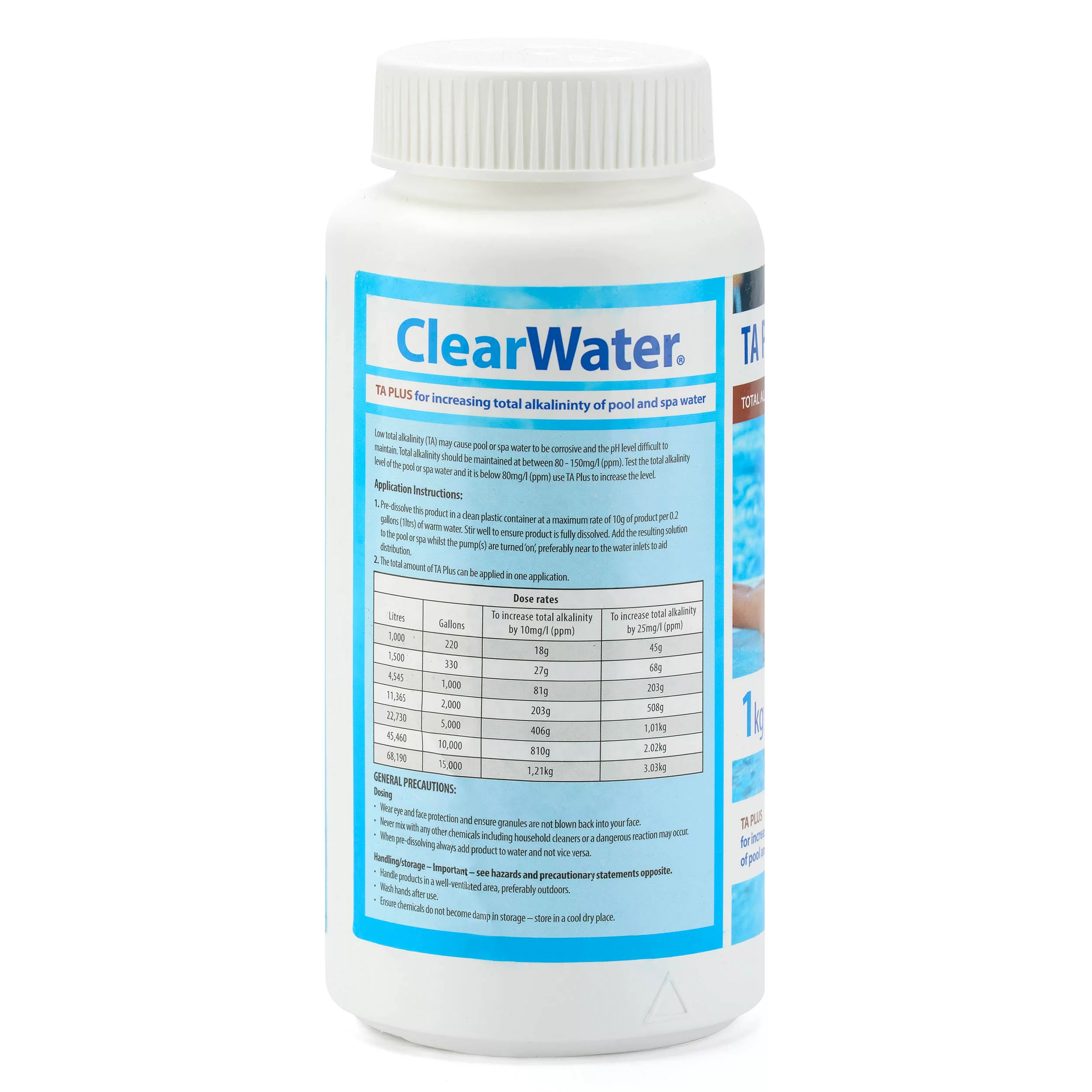 Clearwater Total Alkalinity Increaser 1kg 2 Clearwater Total Alkalinity Increaser 1kg - Image 2