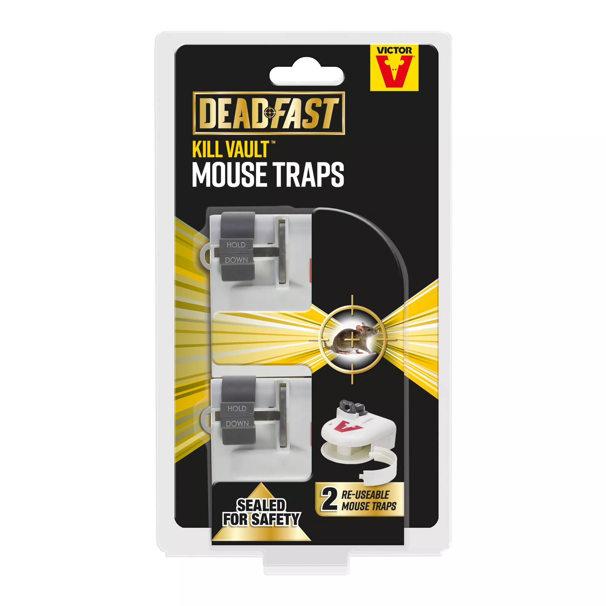 Deadfast Mouse Trap Rodent Bait, Pack Of 2 1 Deadfast Mouse Trap Rodent Bait, Pack Of 2