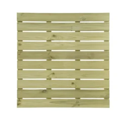 Garden Care Shop 6 Durance Green Softwood Deck Tile (L)1m (W)1000mm (T)28mm