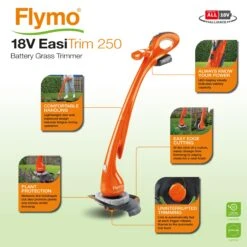 Flymo EasiTrim 250 18V 250mm Cordless Grass Trimmer -Garden Care Shop flymo easitrim 250 18v 250mm cordless grass trimmer7392930760943 01t bq