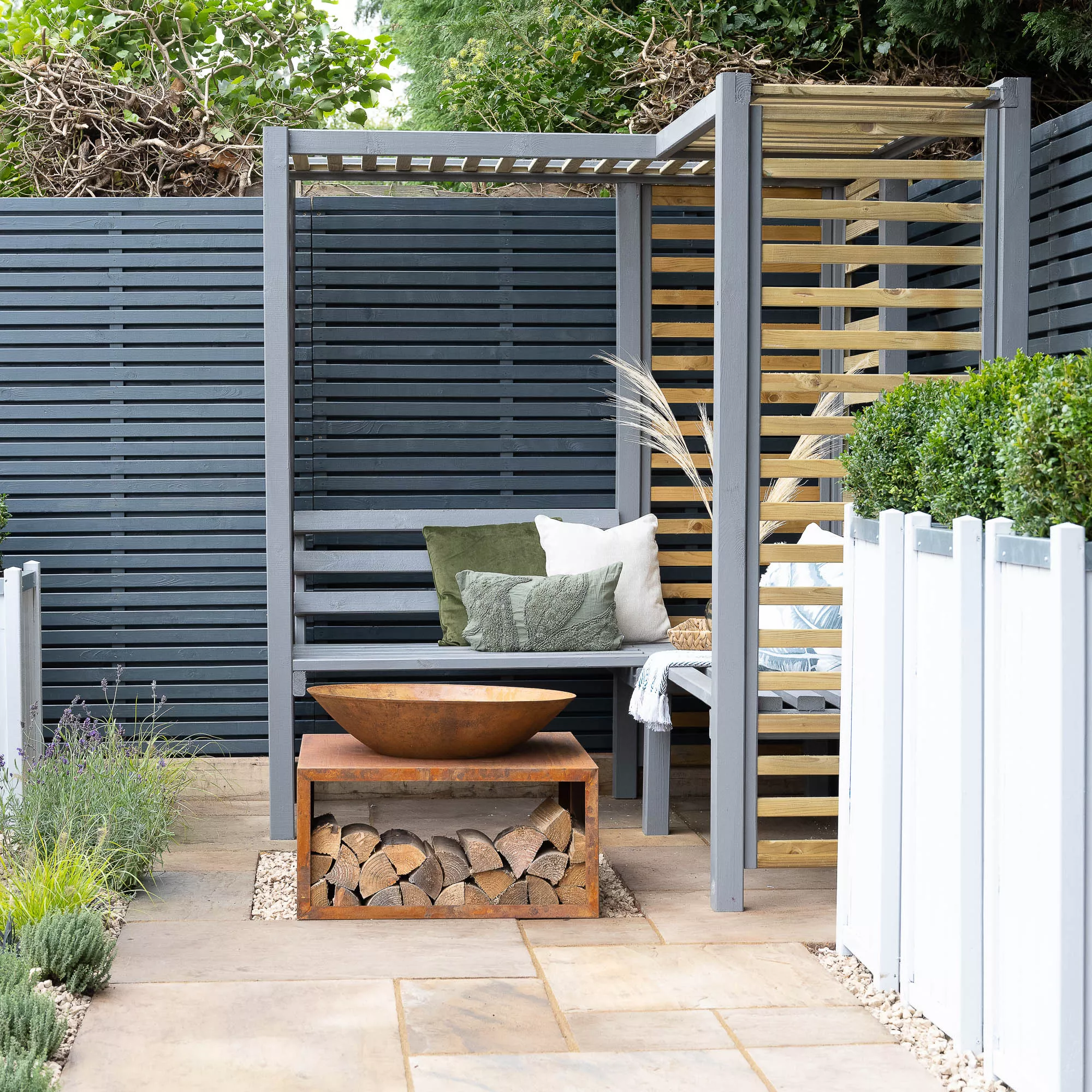 Forest Firenze Corner Arbour, (H)1970mm (W)1800mm (D)1800mm - Assembly Required 12 Forest Firenze Corner Arbour, (H)1970mm (W)1800mm (D)1800mm - Assembly Required - Image 12