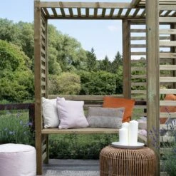 Forest Firenze Corner Arbour, (H)1970mm (W)1800mm (D)1800mm - Assembly Required 22 Forest Firenze Corner Arbour, (H)1970mm (W)1800mm (D)1800mm - Assembly Required -Garden Care Shop forest firenze corner arbour h 1970mm w 1800mm d 1800mm assembly required5013053185049 40c bq