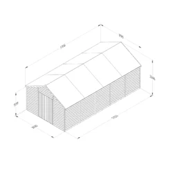 Forest Garden 10x20 Apex Dip Treated Shiplap Wooden Shed With Floor - Assembly Service Included -Garden Care Shop forest garden 10x20 apex dip treated shiplap wooden shed with floor assembly service included5013053192962 01t