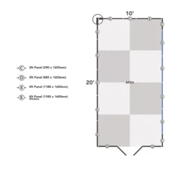 Forest Garden 10x20 Apex Dip Treated Shiplap Wooden Shed With Floor - Assembly Service Included -Garden Care Shop forest garden 10x20 apex dip treated shiplap wooden shed with floor assembly service included5013053192962 02t