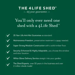 Forest Garden 10x20 Apex Pressure Treated Overlap Wooden Shed With Floor - Assembly Service Included -Garden Care Shop forest garden 10x20 apex pressure treated overlap wooden shed with floor assembly service included5013053192801 03t