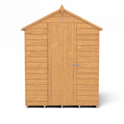 Forest Garden 5x3 Ft Apex Overlap Wooden Shed With Floor - Assembly Service Included -Garden Care Shop forest garden 5x3 ft apex overlap wooden shed with floor assembly service included5013053177051 02c bq