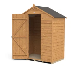 Forest Garden 5x3 Ft Apex Overlap Wooden Shed With Floor - Assembly Service Included -Garden Care Shop forest garden 5x3 ft apex overlap wooden shed with floor assembly service included5013053177051 21c bq
