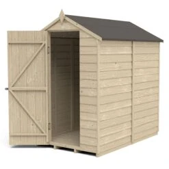 Forest Garden 6x4 Apex Pressure Treated Overlap Wooden Shed With Floor -Garden Care Shop forest garden 6x4 apex pressure treated overlap wooden shed with floor5013053176849 21c bq