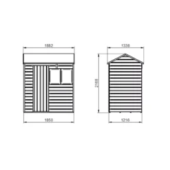 Forest Garden 6X4 Reverse Apex Dip Treated Shiplap Shed With Floor - Assembly Service Included -Garden Care Shop forest garden 6x4 reverse apex dip treated shiplap shed with floor assembly service included5013053182772 01t bq