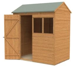 Forest Garden 6X4 Reverse Apex Dip Treated Shiplap Shed With Floor - Assembly Service Included -Garden Care Shop forest garden 6x4 reverse apex dip treated shiplap shed with floor assembly service included5013053182772 02c bq