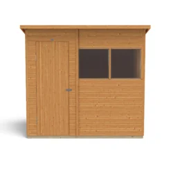 Forest Garden 7x5 Ft Pent Shiplap Wooden 2 Windows Shed With Floor -Garden Care Shop forest garden 7x5 ft pent shiplap wooden 2 windows shed with floor5013053178928 04c bq