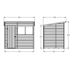 Forest Garden 7x5 Ft Pent Shiplap Wooden 2 Windows Shed With Floor -Garden Care Shop forest garden 7x5 ft pent shiplap wooden 2 windows shed with floor5013053178928 04t bq
