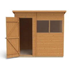 Forest Garden 7x5 Ft Pent Shiplap Wooden 2 Windows Shed With Floor -Garden Care Shop forest garden 7x5 ft pent shiplap wooden 2 windows shed with floor5013053178928 06c bq