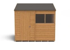 Forest Garden 8x6 Reverse Apex Dip Treated Overlap Wooden Shed With Floor (Base Included) - Assembly Service Included -Garden Care Shop forest garden 8x6 reverse apex dip treated overlap wooden shed with floor base included assembly service included5013053178232 02c bq