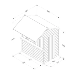Forest Garden Apex Shiplap Wooden Garden Bar With Single Door - Assembly Service Included -Garden Care Shop forest garden apex shiplap wooden garden bar with single door assembly service included5013053191859 01t