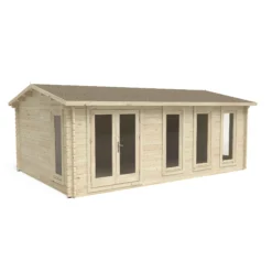 Forest Garden Blakedown 6x4 Toughened Glass Pent Loglap Solid Wood Cabin With Double Door - Assembly Service Included -Garden Care Shop forest garden blakedown 6x4 toughened glass pent loglap solid wood cabin with double door assembly service included5013053181591 02c bq