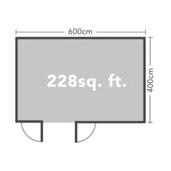 Forest Garden Blakedown 6x4 Toughened Glass Pent Loglap Solid Wood Cabin With Double Door - Assembly Service Included -Garden Care Shop forest garden blakedown 6x4 toughened glass pent loglap solid wood cabin with double door assembly service included5013053181591 02t bq