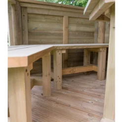 Forest Garden Furnished Hexagonal Gazebo, (W)3.3m (D)2.84m 16 Forest Garden Furnished Hexagonal Gazebo, (W)3.3m (D)2.84m -Garden Care Shop forest garden furnished hexagonal gazebo w 3 3m d 2 84m5013053172377 06i