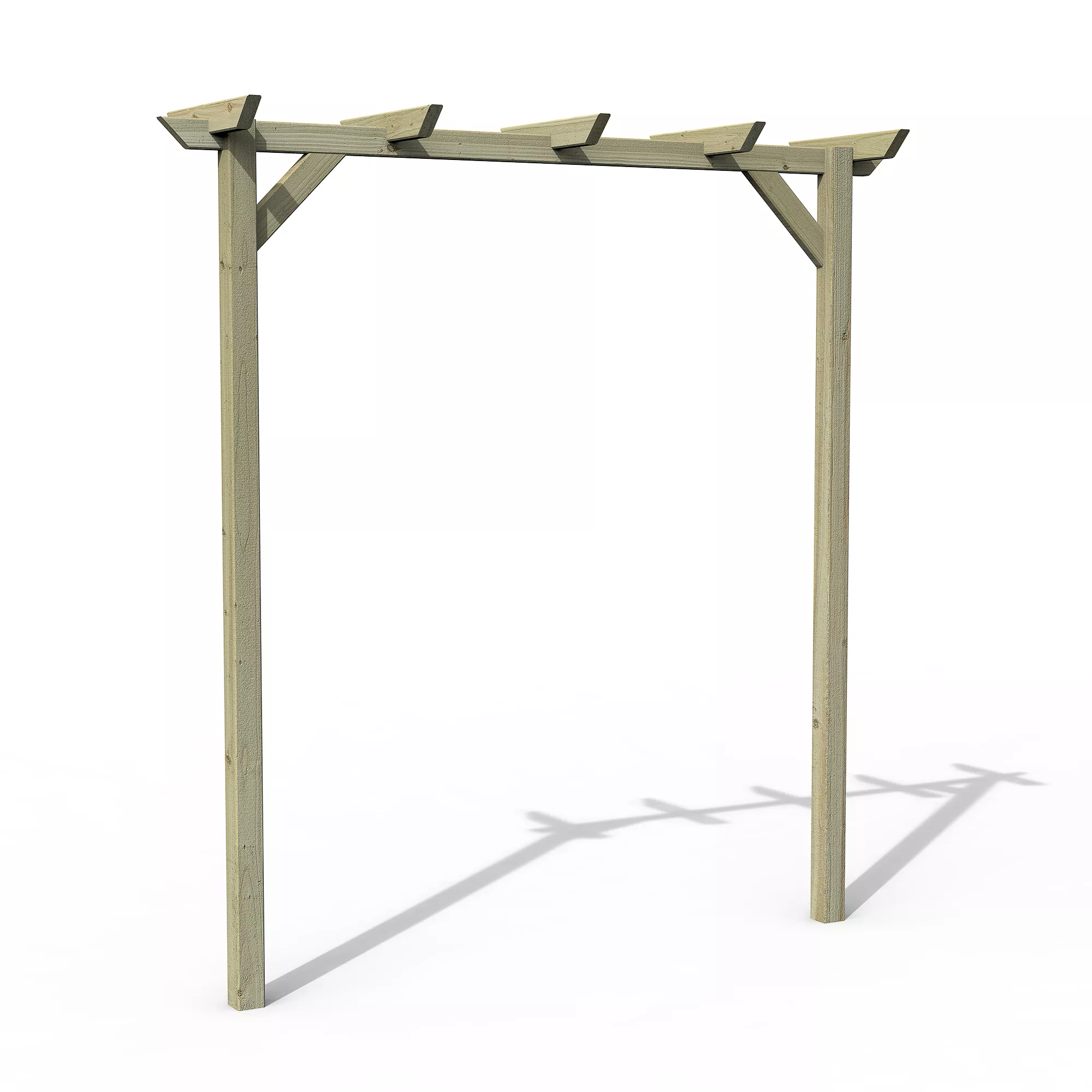 Forest Garden Hanbury Flat Top European Softwood Arch (H) 213.5cm X (W) 209cm 2 Forest Garden Hanbury Flat Top European Softwood Arch (H) 213.5cm X (W) 209cm - Image 2