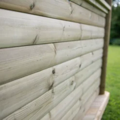 Forest Garden Hexagonal Gazebo With Timber Roof, (W)4.26m (D)3.69m -Garden Care Shop forest garden hexagonal gazebo with timber roof w 4 26m d 3 69m5013053163412 05i