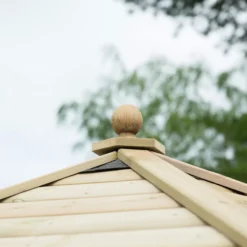 Forest Garden Hexagonal Gazebo With Timber Roof, (W)4.9m (D)4.24m 13 Forest Garden Hexagonal Gazebo With Timber Roof, (W)4.9m (D)4.24m -Garden Care Shop forest garden hexagonal gazebo with timber roof w 4 9m d 4 24m5013053163443 05i