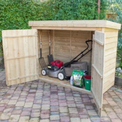 Forest Garden Overlap Wooden 6x3 Pent Garden Storage -Garden Care Shop forest garden overlap wooden 6x3 pent garden storage5013053162835 01i bq