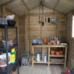 Forest Garden Timberdale 8x6 Ft Apex Tongue & Groove Wooden Shed With Floor -Garden Care Shop forest garden timberdale 8x6 ft apex tongue groove wooden shed with floor5013053188941 02i bq