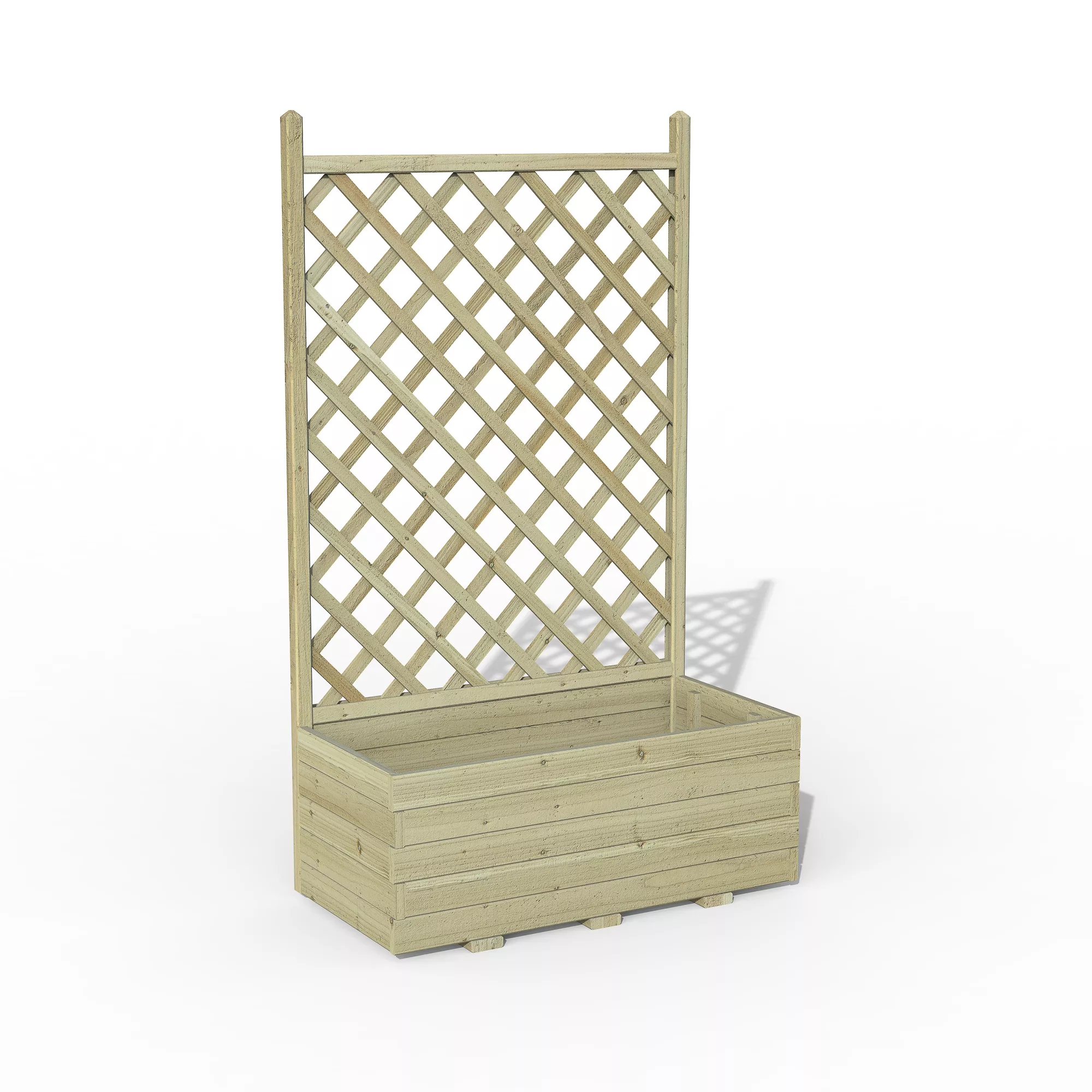 Forest Garden Trellis Natural Timber Rectangular Planter (H) 137cm X (W) 80cm 1 Forest Garden Trellis Natural Timber Rectangular Planter (H) 137cm X (W) 80cm