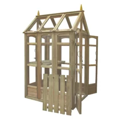 Forest Garden Victorian Walk Around 4x3 Greenhouse With Auto Vent -Garden Care Shop forest garden victorian walk around 4x3 greenhouse with auto vent5013053176368 03c