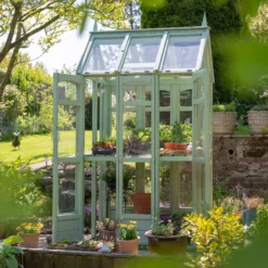 Forest Garden Victorian Walk Around 4x3 Greenhouse With Auto Vent -Garden Care Shop forest garden victorian walk around 4x3 greenhouse with auto vent5013053176368 04i