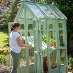 Forest Garden Victorian Walk Around 4x3 Greenhouse With Auto Vent -Garden Care Shop forest garden victorian walk around 4x3 greenhouse with auto vent5013053176368 08i