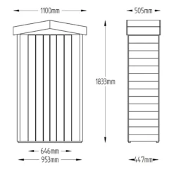 Forest Tall Tongue & Groove 3.6x1.6 Apex Garden Storage 750L -Garden Care Shop forest tall tongue groove 3 6x1 6 apex garden storage 750l5013053163184 01t bq