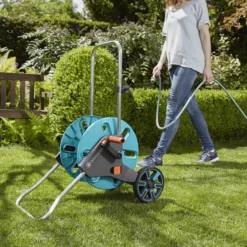 Gardena Aquaroll Freestanding Empty Hose Cart With Wheels -Garden Care Shop gardena aquaroll freestanding empty hose cart with wheels4078500032834 01i bq
