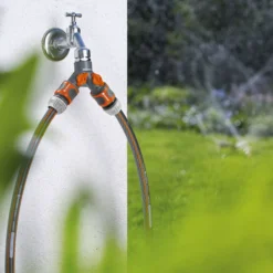 Gardena Round 2-way Hose Pipe Connector 13mm 5 Gardena Round 2-way Hose Pipe Connector 13mm -Garden Care Shop gardena round 2 way hose pipe connector 13mm4066407004184 01i bq