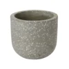GoodHome Griffin Speckled Circular Plant Pot (Dia)16cm