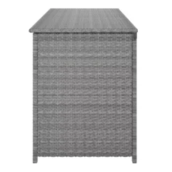 GoodHome Hamilton Steeple Grey Rattan Effect Storage Box (W) 125cm X (D) 55cm 17 GoodHome Hamilton Steeple Grey Rattan Effect Storage Box (W) 125cm X (D) 55cm -Garden Care Shop goodhome hamilton steeple grey rattan effect storage box w 125cm x d 55cm5059340677392 05c