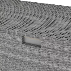 GoodHome Hamilton Steeple Grey Rattan Effect Storage Box (W) 125cm X (D) 55cm 20 GoodHome Hamilton Steeple Grey Rattan Effect Storage Box (W) 125cm X (D) 55cm -Garden Care Shop goodhome hamilton steeple grey rattan effect storage box w 125cm x d 55cm5059340677392 37c