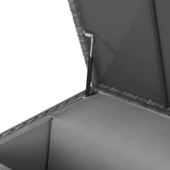 GoodHome Hamilton Steeple Grey Rattan Effect Storage Box (W) 125cm X (D) 55cm 21 GoodHome Hamilton Steeple Grey Rattan Effect Storage Box (W) 125cm X (D) 55cm -Garden Care Shop goodhome hamilton steeple grey rattan effect storage box w 125cm x d 55cm5059340677392 38c