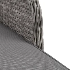 GoodHome Hamilton Steeple Grey Rattan Effect Sun Lounger -Garden Care Shop goodhome hamilton steeple grey rattan effect sun lounger5059340676159 38c