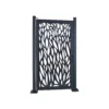 GoodHome Neva Aluminium Leaf Gate, (H)1.7m (W)0.93m